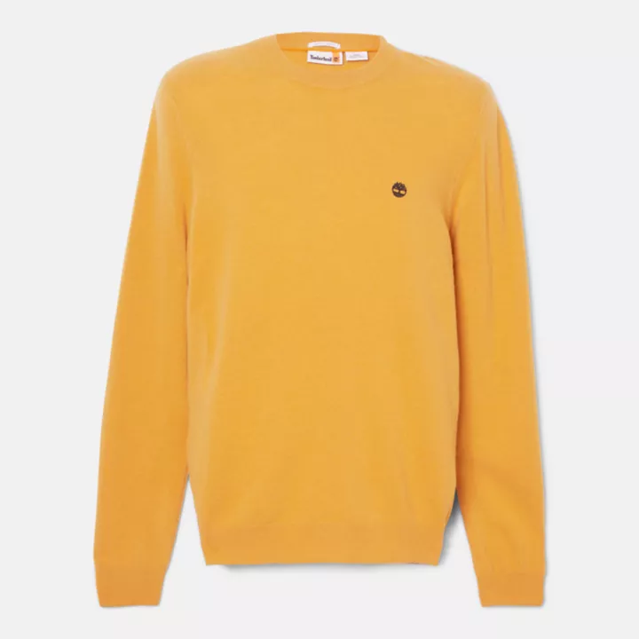 Cohas Brook Crewneck Jumper for Men in Yellow