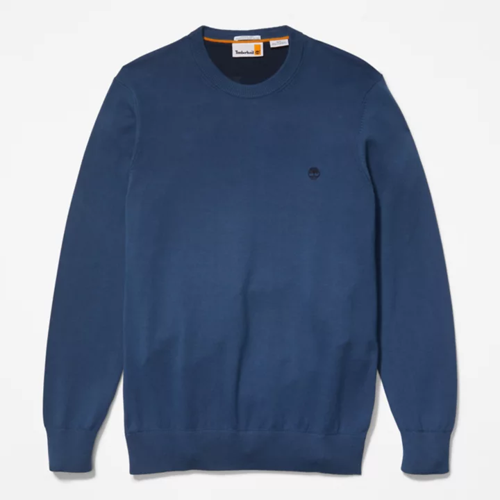 Williams River Crewneck Jumper for Men in Navy