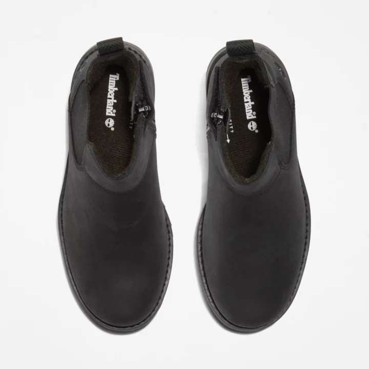 Courma Kid's Chelsea Boot for Junior in Black