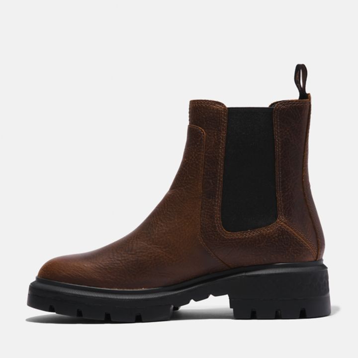 Cortina Valley Chelsea Boot for Women in Dark Brown