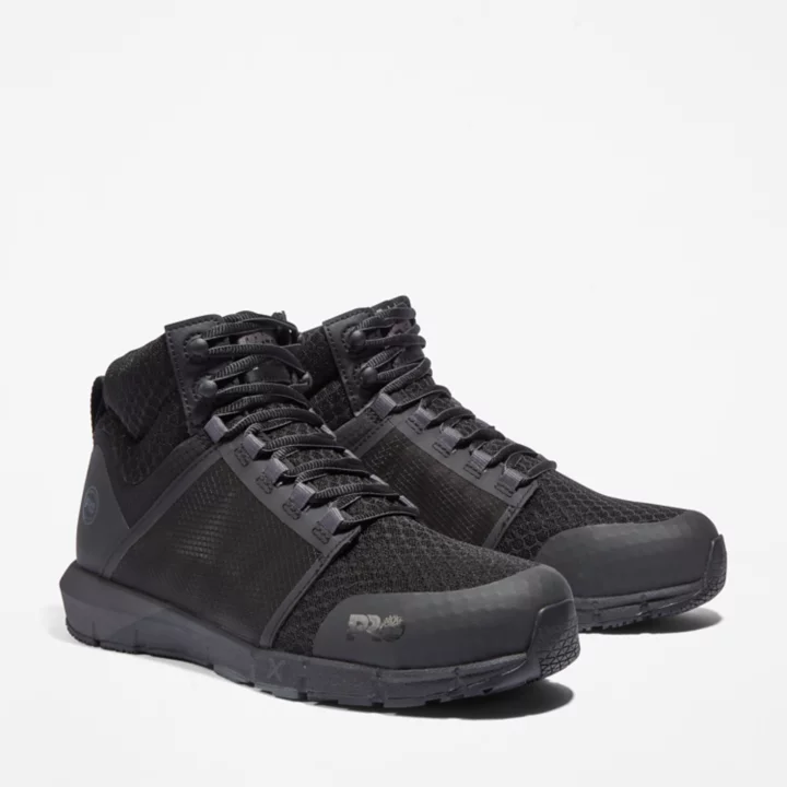Radius Alloy-Toe Work Boot for Men in Black