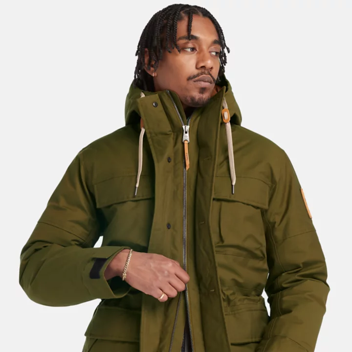 Wilmington Expedition Waterproof Parka for Men in Green