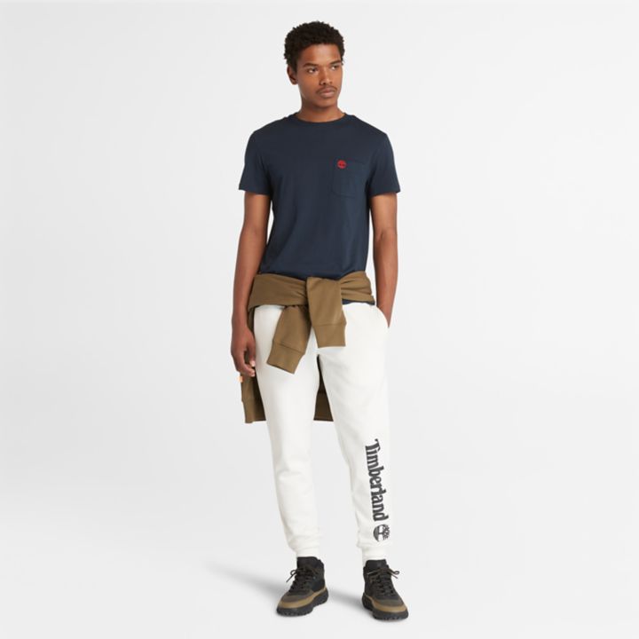 Dunstan River Pocket T-Shirt for Men in Navy