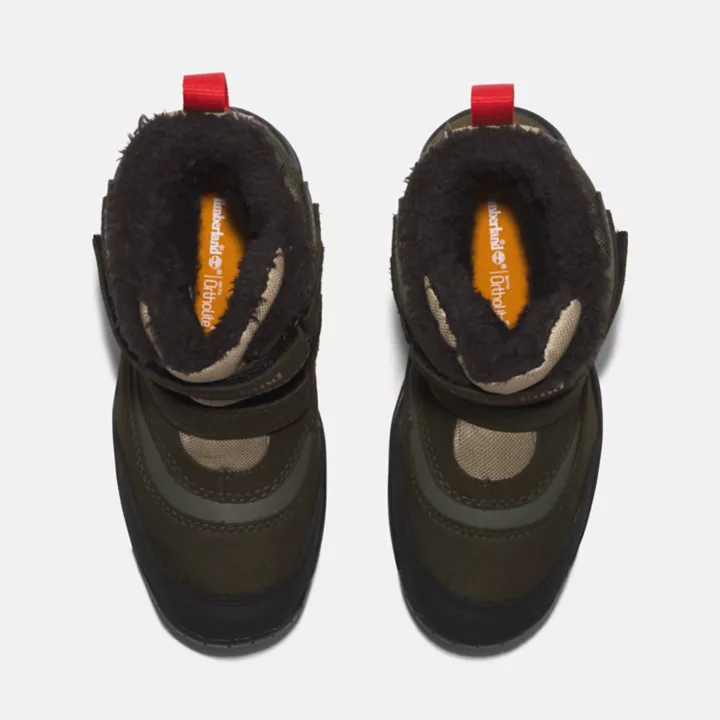 Chillberg Waterproof Winter Boot for Junior in Dark Green