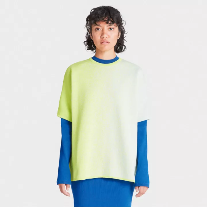 Timberland x Suzanne Oude Hengel Future73 SS Knit Tee for Women in Green