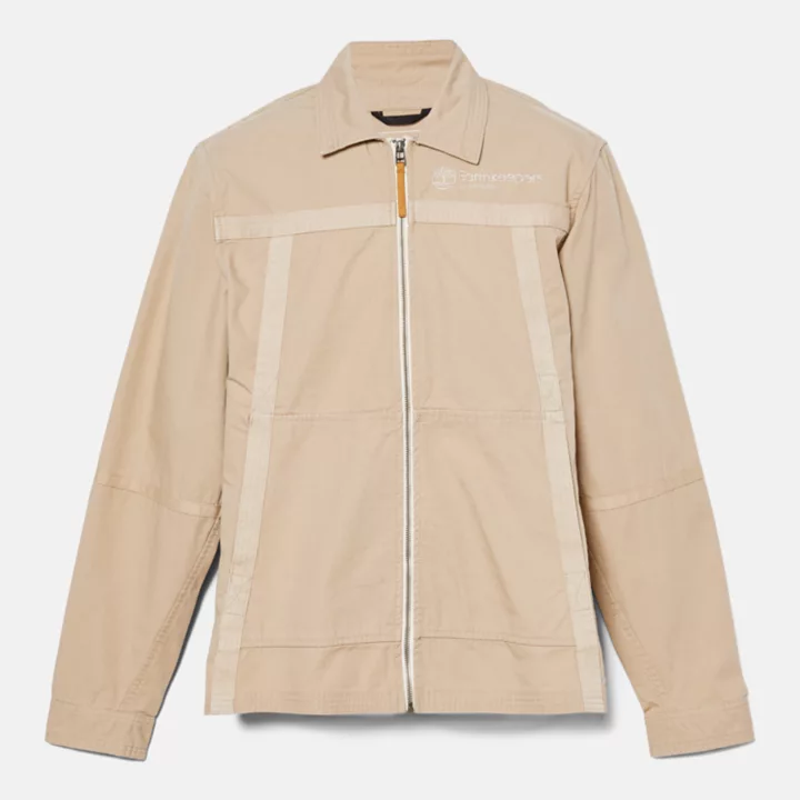 All Gender Earthkeepers by Raeburn Overshirt in Beige