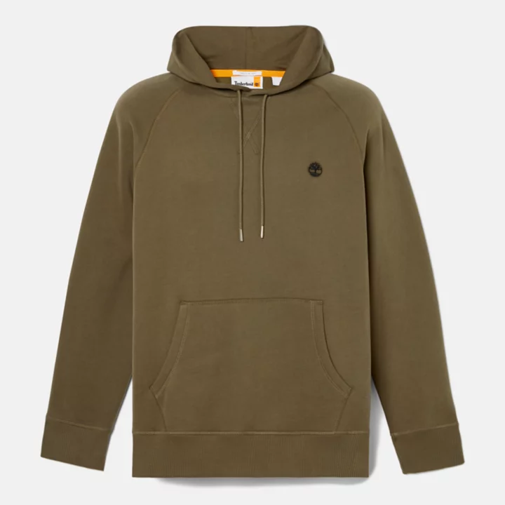 Exeter River Hoodie Sweatshirt for Men in Dark Green