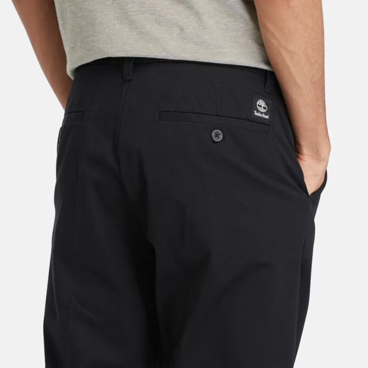 Squam Lake Stretch Chinos for Men in Black