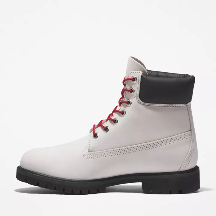 Bottine 6-inch Timberland Premium pour homme en blanc