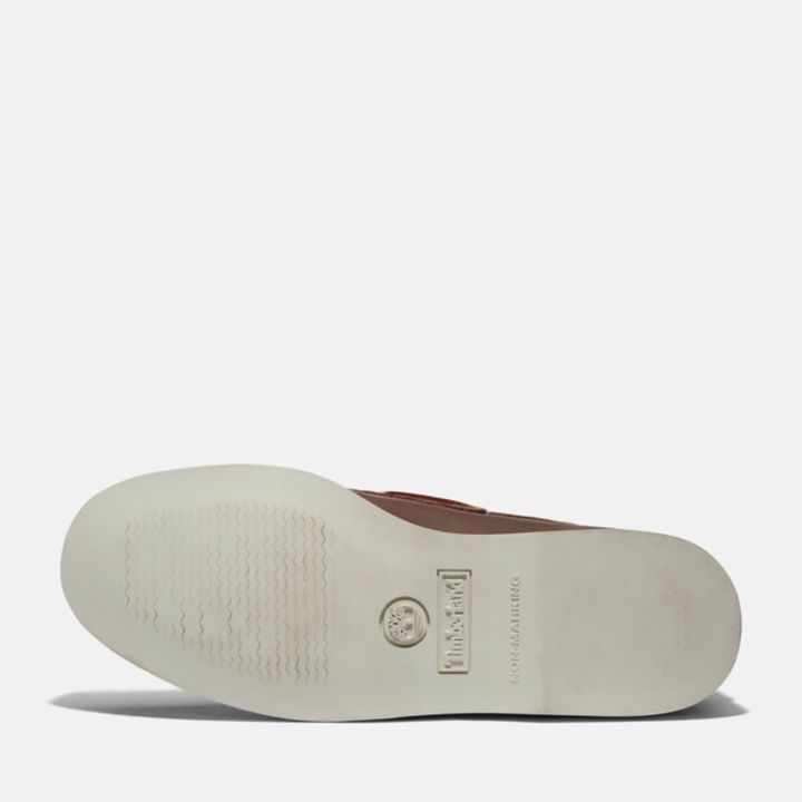 Classic Two-Eye Boat Shoe for Men in Brown