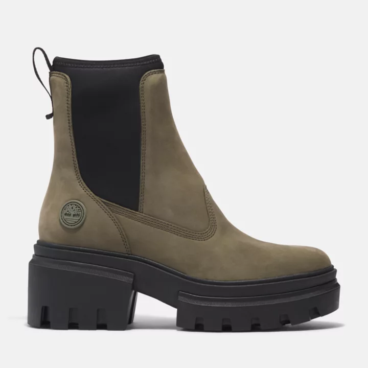 Everleigh Chelsea Boot for Women in Dark Green