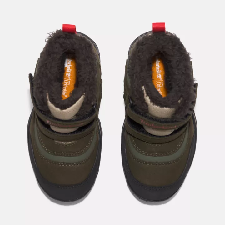 Chillberg Waterproof Winter Boot for Toddler in Dark Green