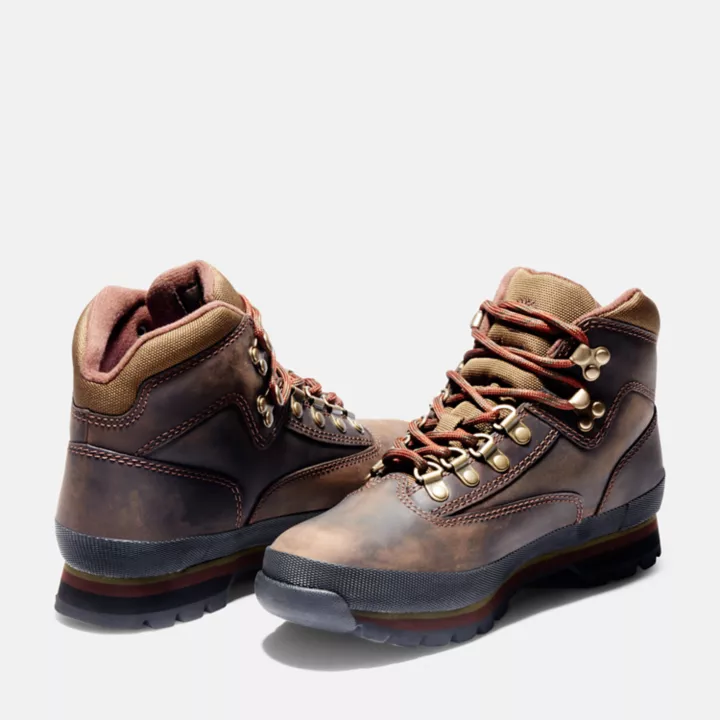 Euro Hiker Boot for Women in Dark Brown