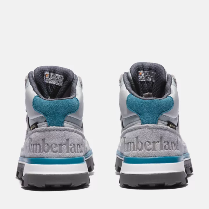 Trail Trekker Waterproof Hiking Boot for Youth in Light Grey