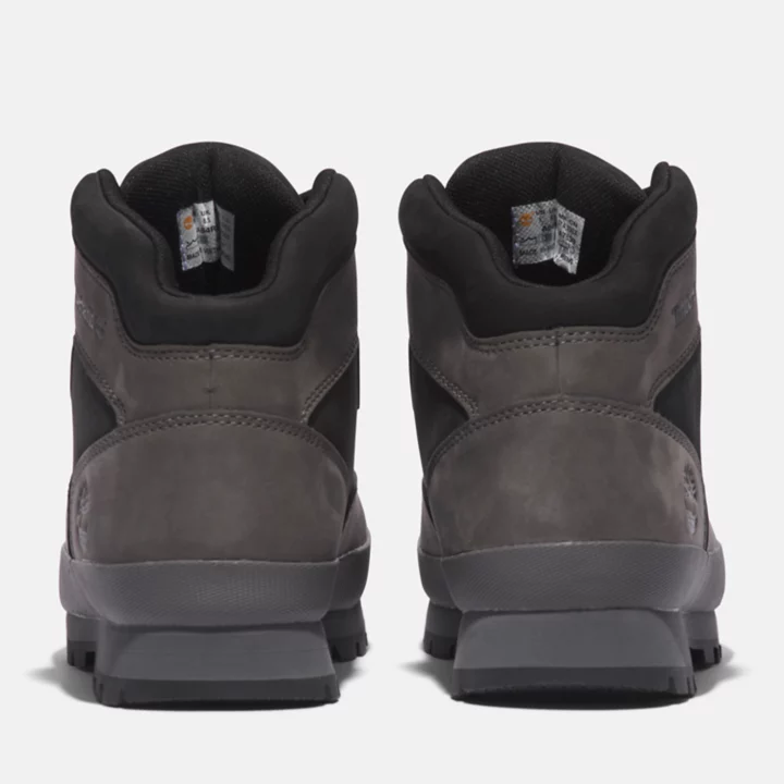 Euro Hiker Leather Boot for Men in Grey