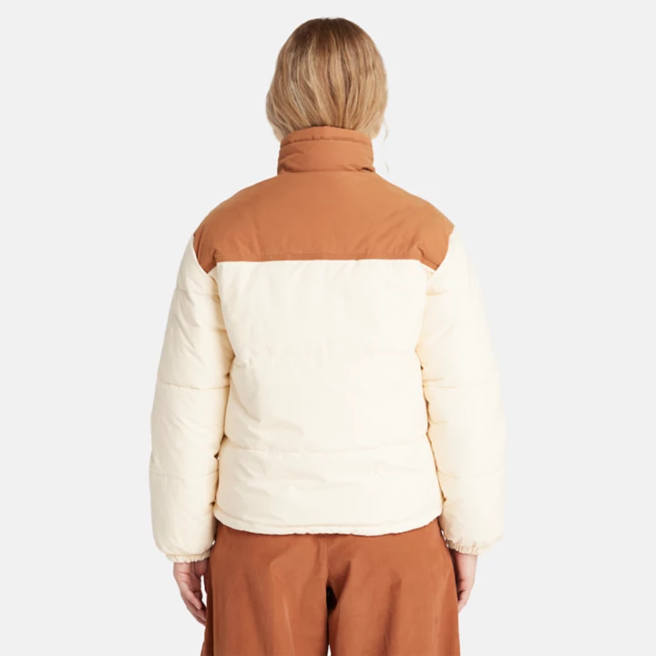 Mountain Welsh Puffer Jacket for Women in Beige