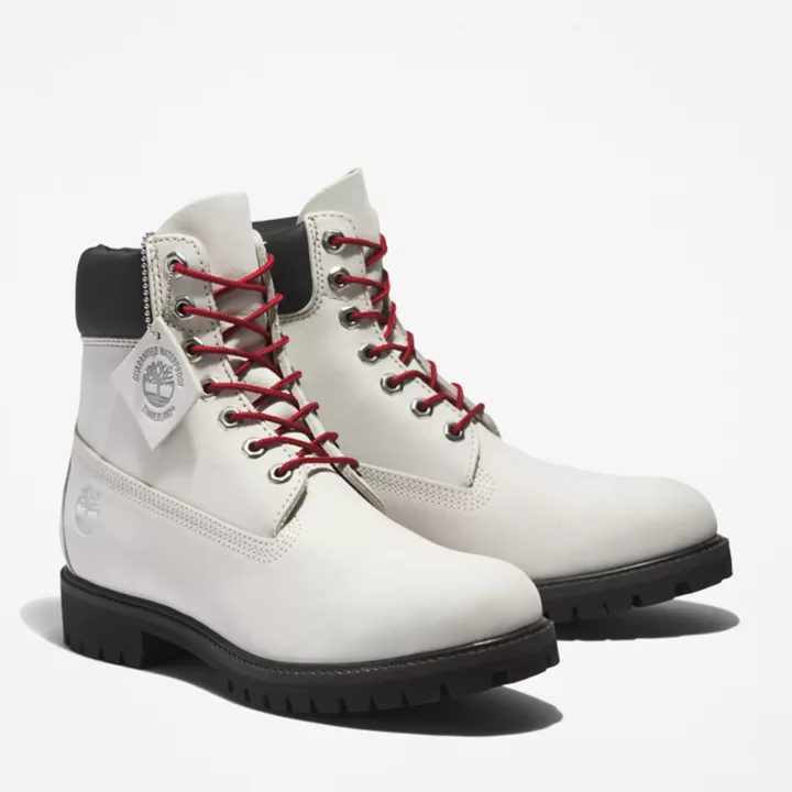 Bottine 6-inch Timberland Premium pour homme en blanc