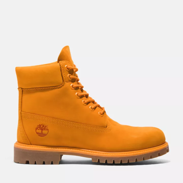 Timberland 50th Edition Premium 6-Inch Waterproof Boot for Men in Orange