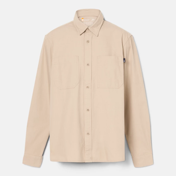 Windham Cotton Shirt for Men in Beige