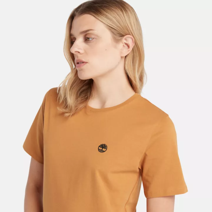 Exeter River T-Shirt for Women in Dark Yellow