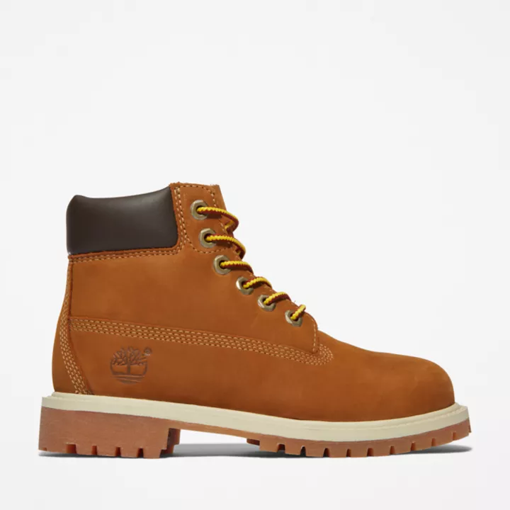 Timberland Premium 6 Inch Boot for Youth in Brown