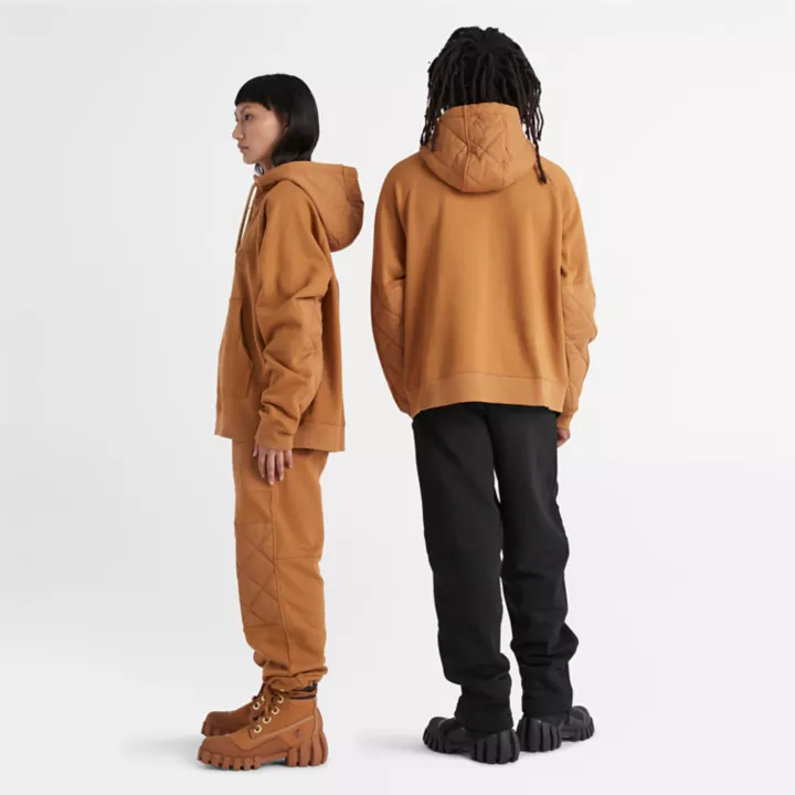 Timberland x Humberto Leon Hoodie in Dark Yellow