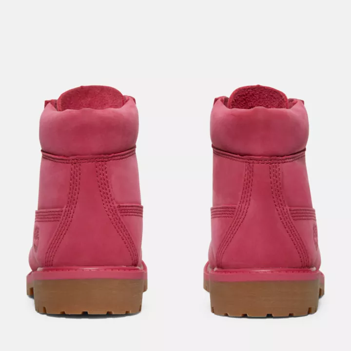 Timberland 50th Edition Premium 6-Inch Waterproof Boot for Toddler in Dark Pink