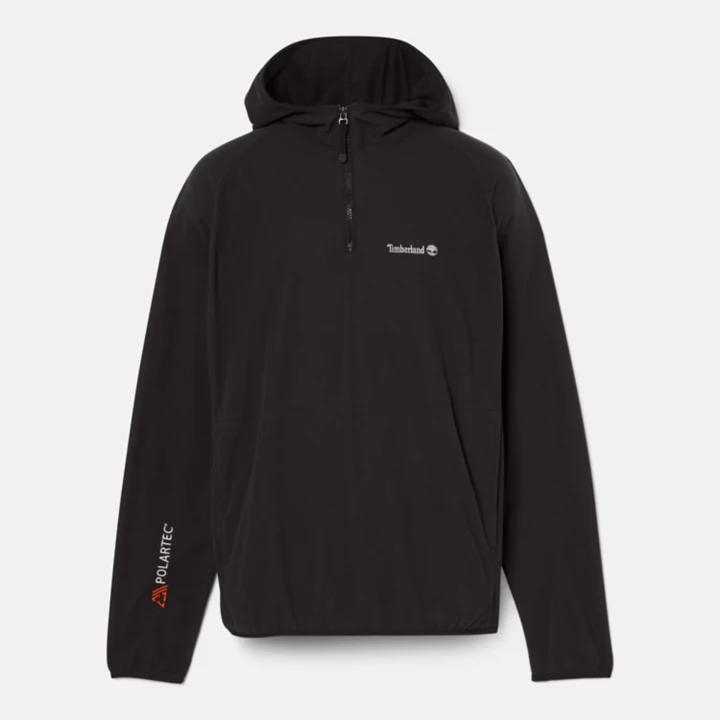 Polartec Fleece Hoodie for Men in Black