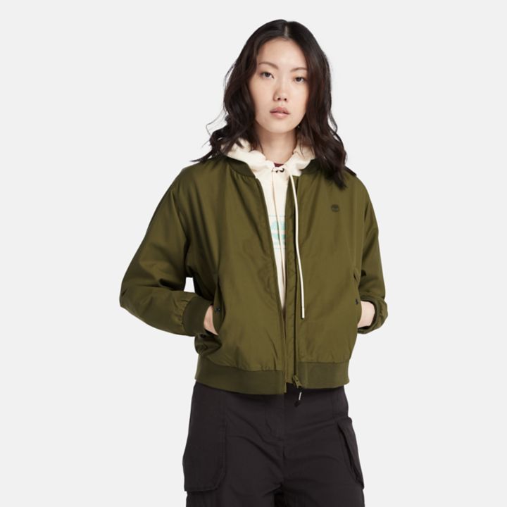 Bomber Jacket for Women in Green