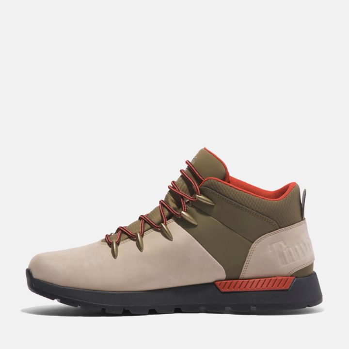 Sprint Trekker Waterproof Hiking Boot for Men in Beige