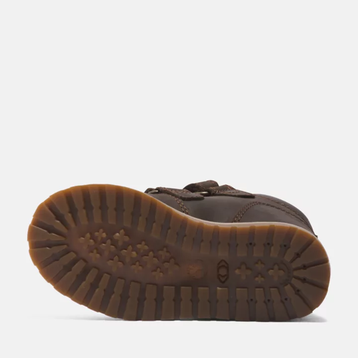 Pokey Pine Hook & Loop Boot for Toddler in Dark Brown