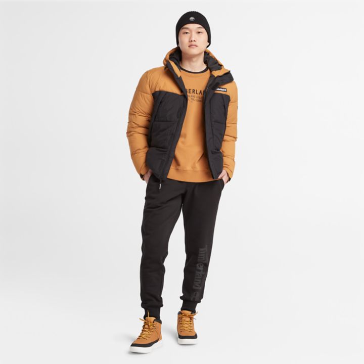 Outdoor Archive Puffer Jacket for Men in Dark Yellow
