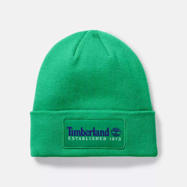 Colour Blast Beanie in Green