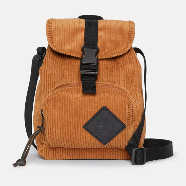 Corduroy Crossbody for Women in Brown