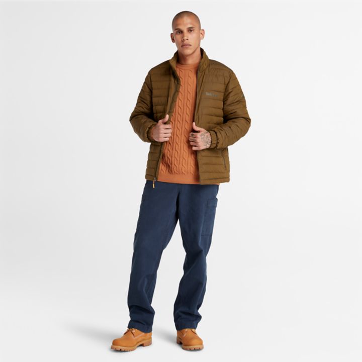 Phillips Brook Cable-knit Crew Jumper for Men in Brown