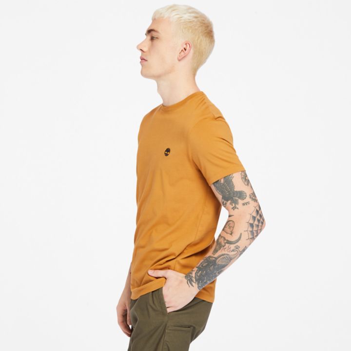 Dunstan River Slim-Fit T-Shirt for Men in Orange