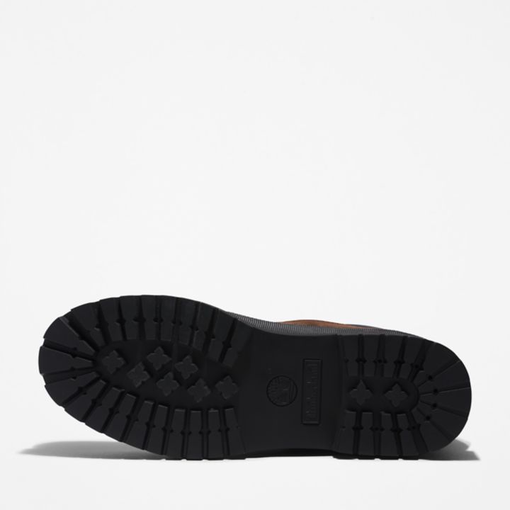 Bottine avec bout en caoutchouc 6-Inch Timberland Premium pour homme en marron foncé