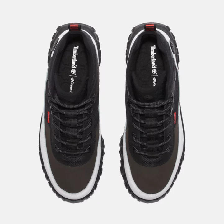 Greenstride Motion 6 Leather Super Oxford for Men in Black