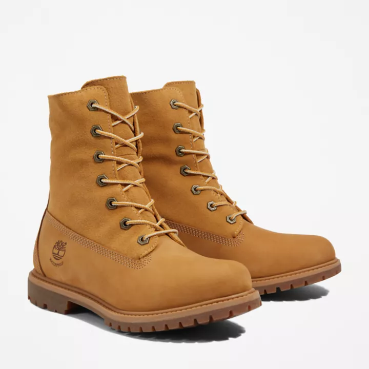 Timberland Authentics Waterproof Roll-Top Boot for Women in Yellow