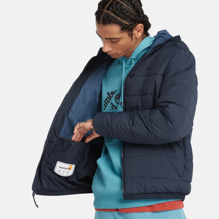 Garfield Thermarange Puffer Jacket for Men in Navy