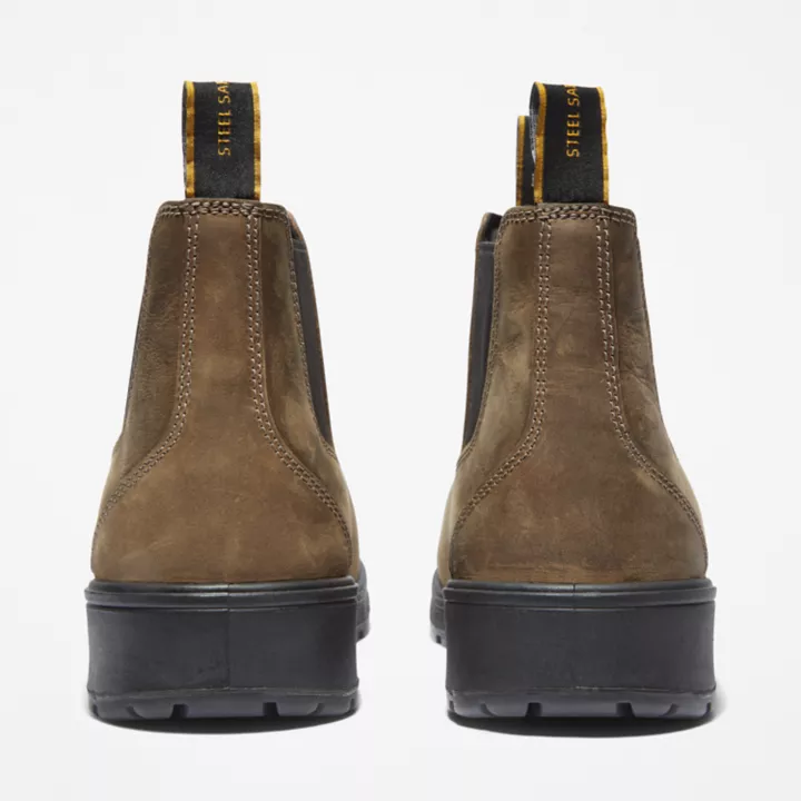 Nashoba Steel-toe Work Boot for Men in Brown