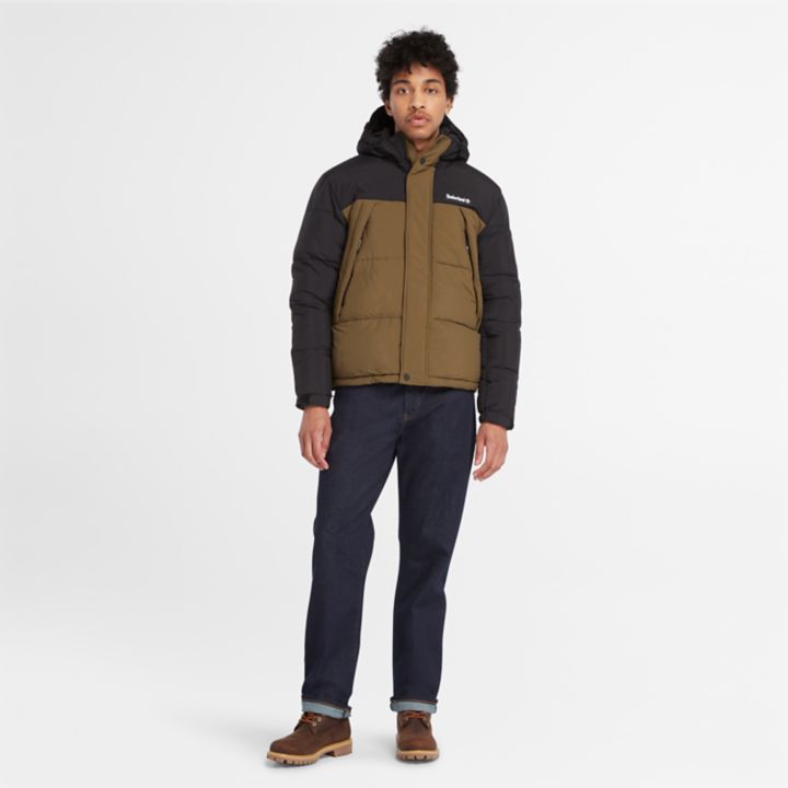 Outdoor Archive Puffer Jacket for Men in Green