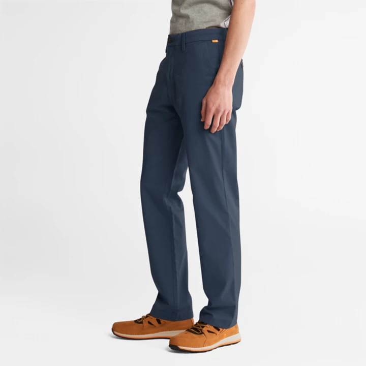 Squam Lake Stretch Chinos for Men in Blue or Navy