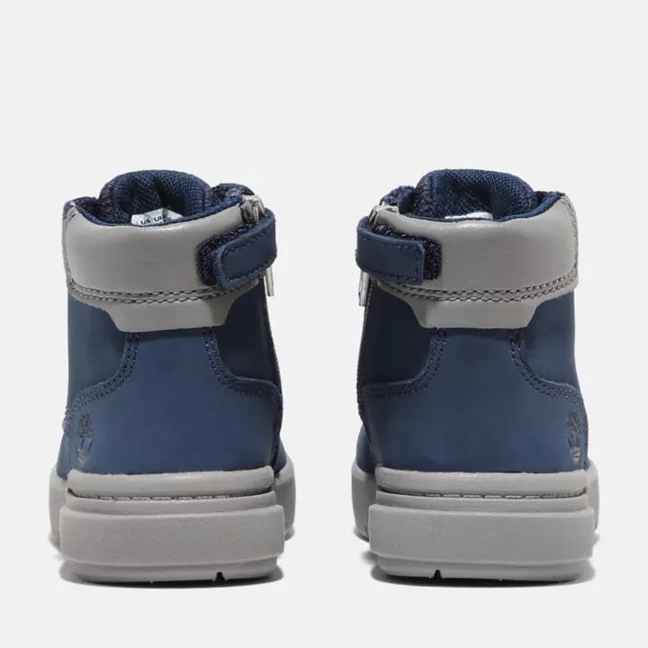 Seneca Bay 6 Inch Side-Zip Boot for Toddler in Navy