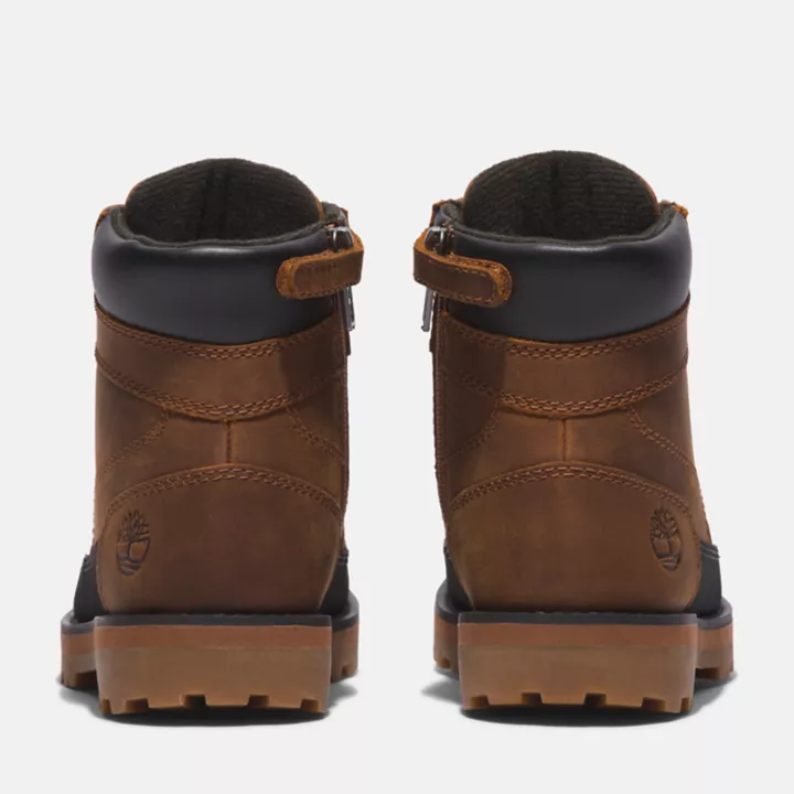 Courma Kid 6 Inch Boot for Youth in Brown