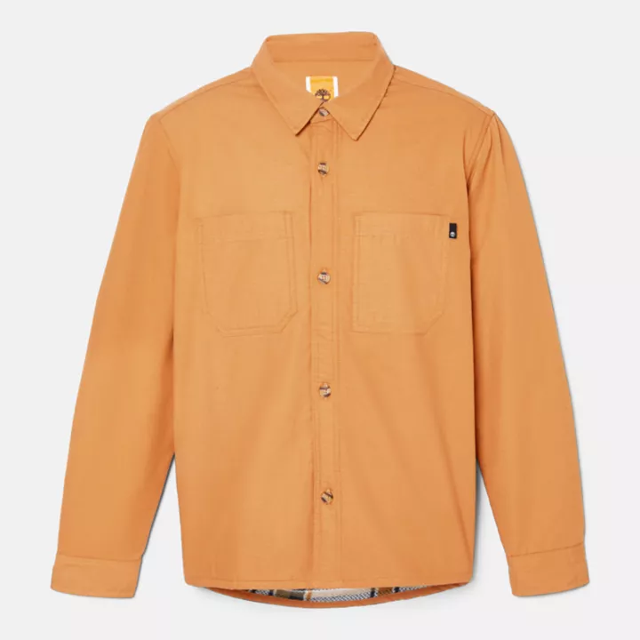 Windham Fleece-lined Overshirt for Men in Dark yellow