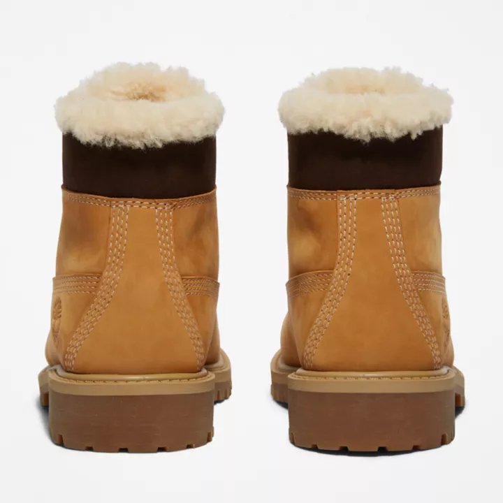 Timberland Premium 6 Inch Winter Boot for Junior in Yellow