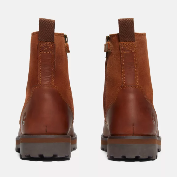 Courma Kid Lined Boot for Youth in Brown