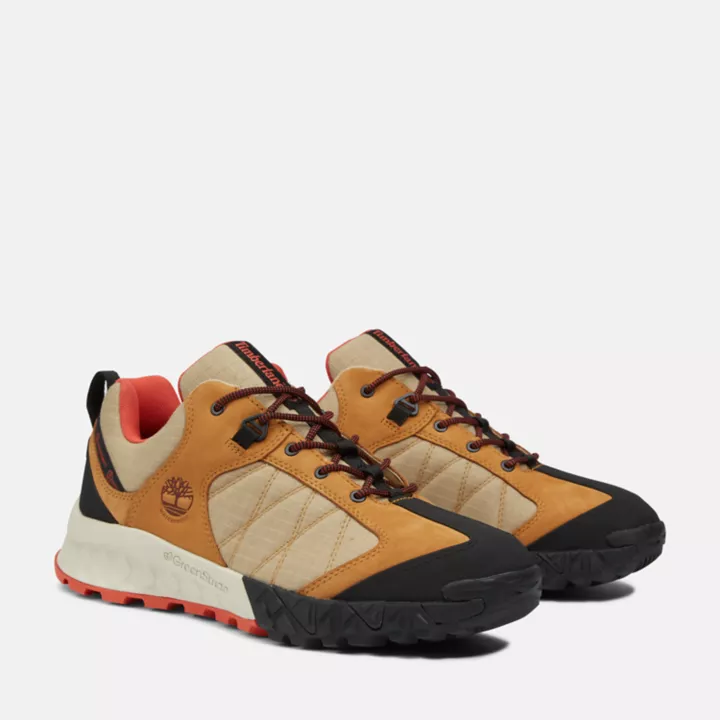 Timberland x Icebreaker Trailquest Waterproof Hiking Shoes for Men in Yellow