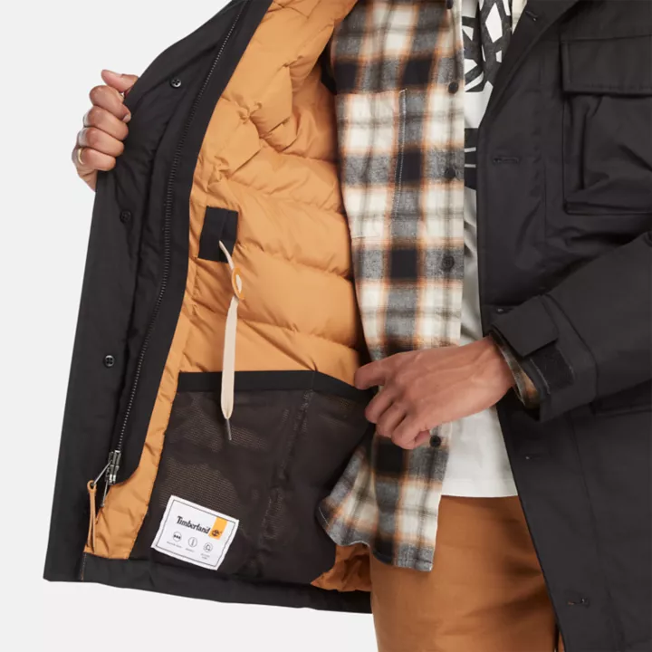 Wilmington Expedition Waterproof Parka for Men in Black
